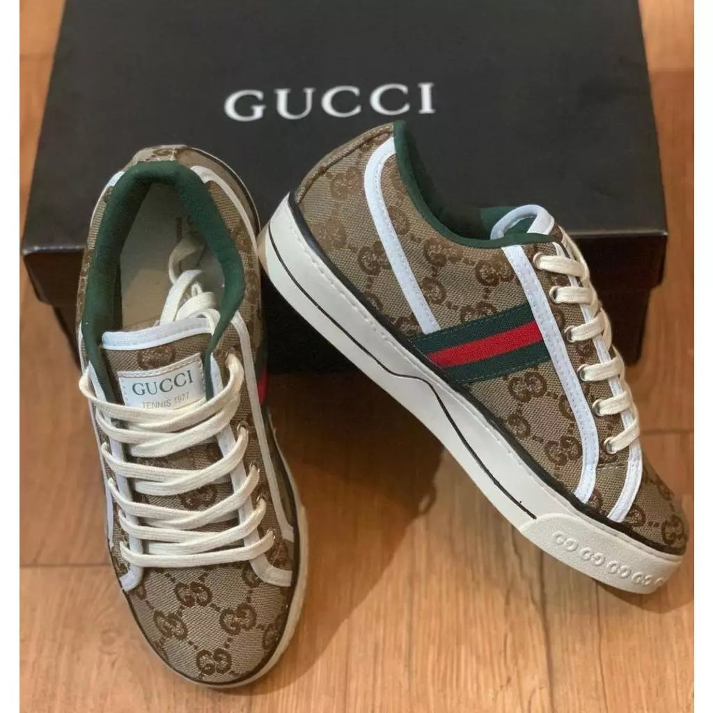 Tenis gucci fashion hombre cafes