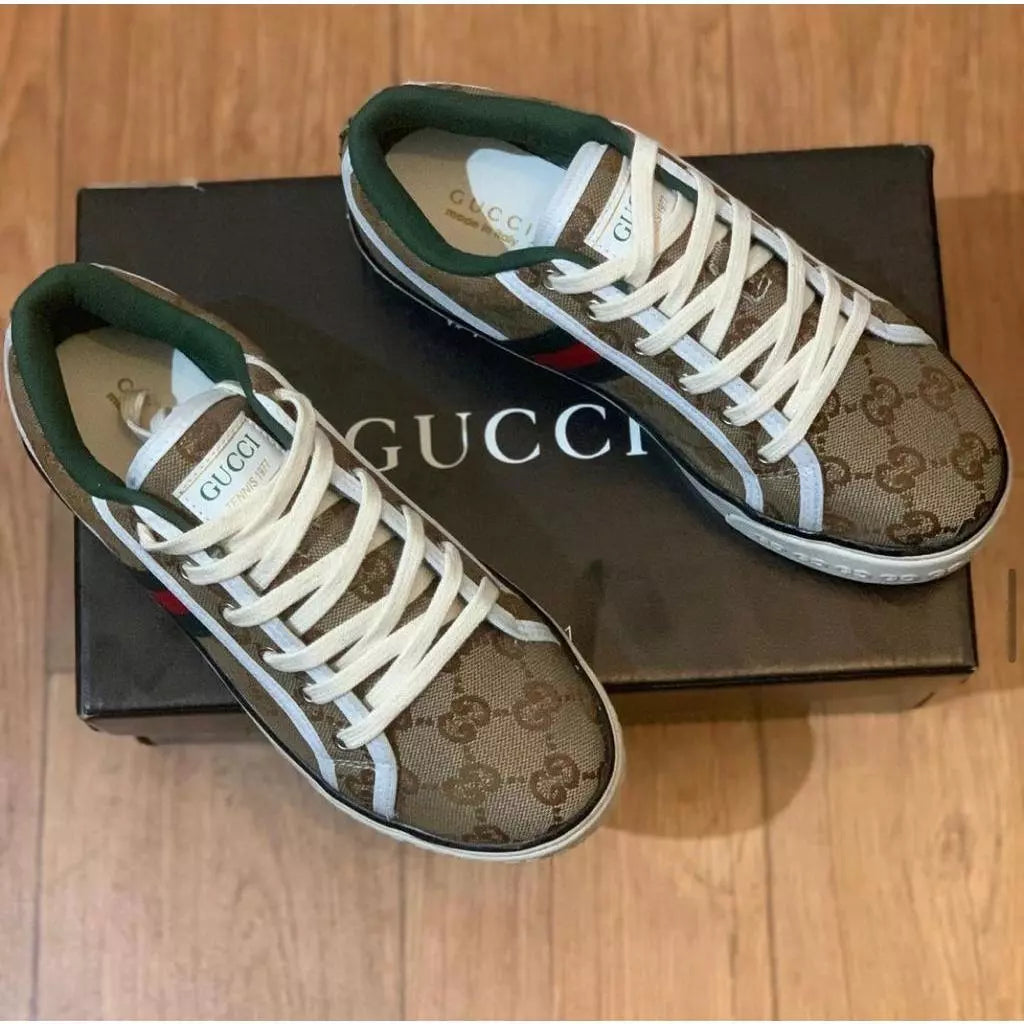 Tenis gucci fashion hombre cafes